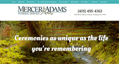 Desktop Screenshot of mercer-adams.com